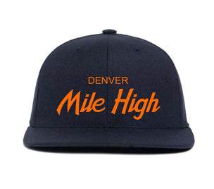 Mile High wool baseball cap