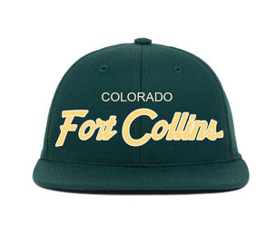 Fort Collins wool baseball cap