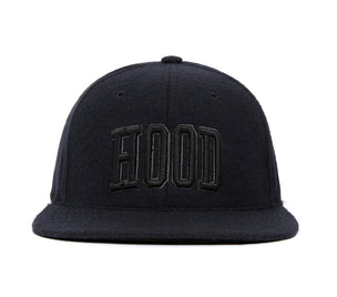 HOOD 3D BLOCK wool baseball cap