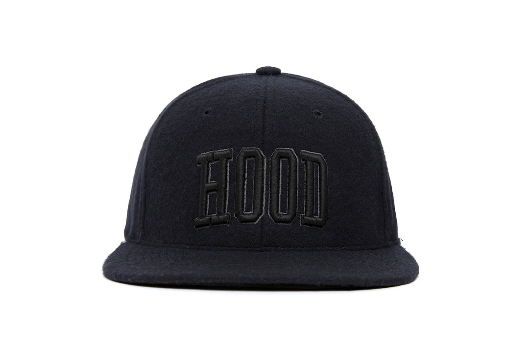 HOOD 3D BLOCK wool baseball cap