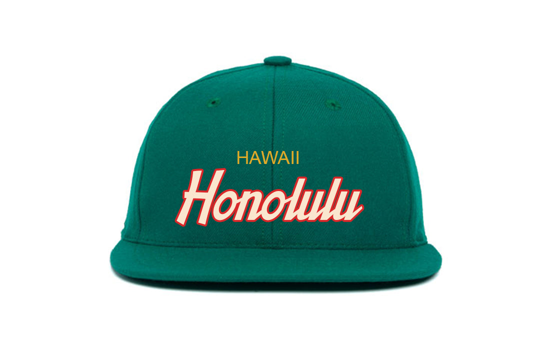 Honolulu Hat, Wool Baseball Cap