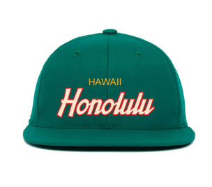 Honolulu wool baseball cap
