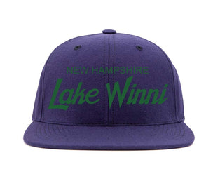 Lake Winni wool baseball cap