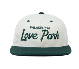 Love Park Two Tone wool baseball cap