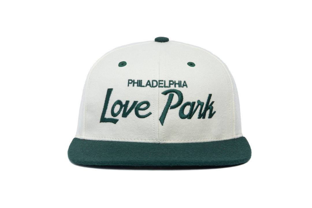 Love Park Two Tone wool baseball cap