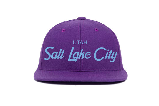 Salt Lake City wool baseball cap