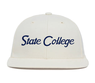 State College wool baseball cap