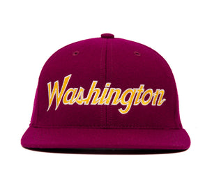 Washington wool baseball cap